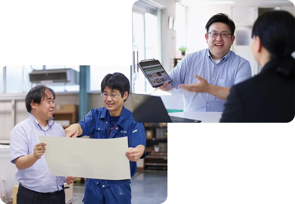 打ち合わせ風景